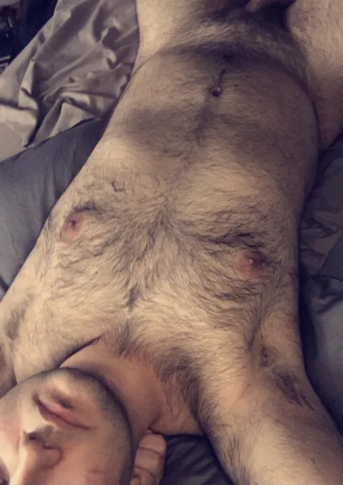 Bad pic but I’m only getting hairier