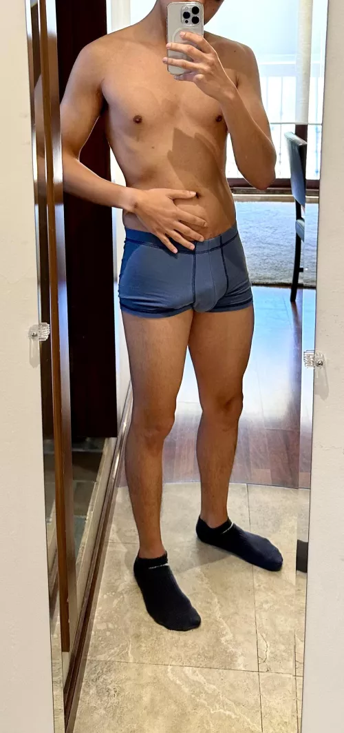 Boy in undies