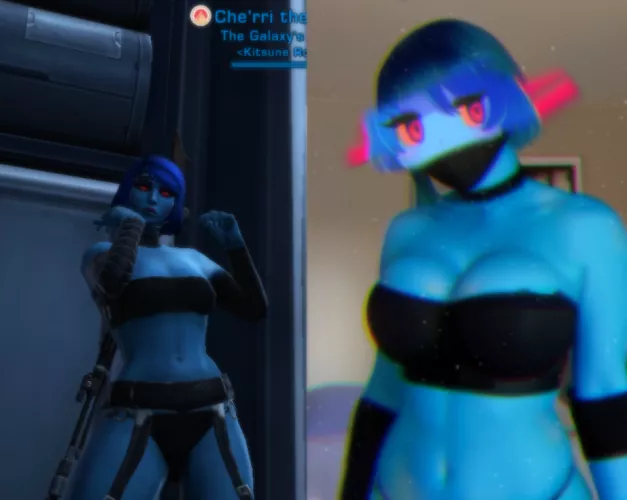 Che'rri cosplaying as Che'rri [SWTOR] (CherriSWTOR)