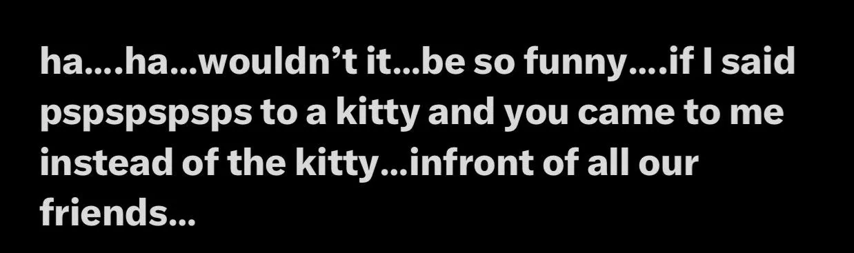 Congratulations, everyone now knows.