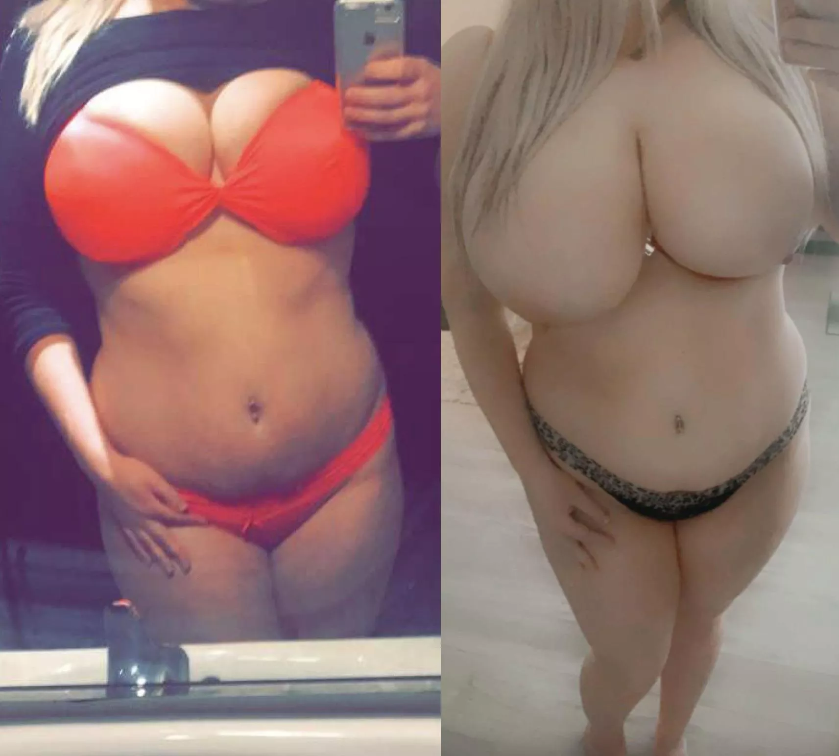 Curvy at work vs Curvy at home [image]