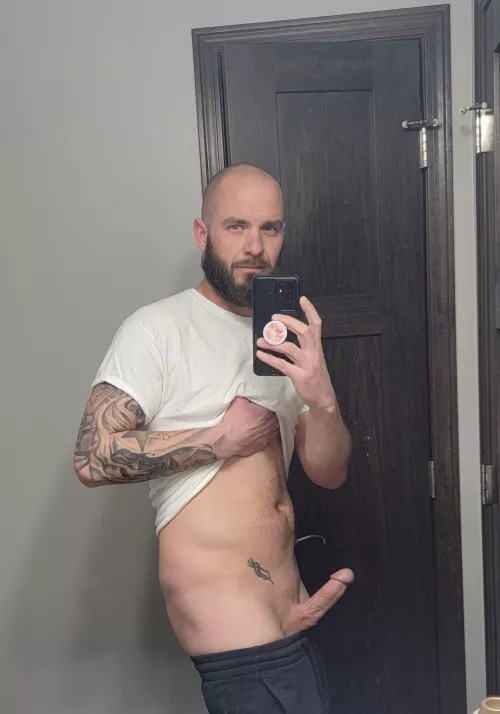 Do you wanna get on your knees, or bend over the sink?