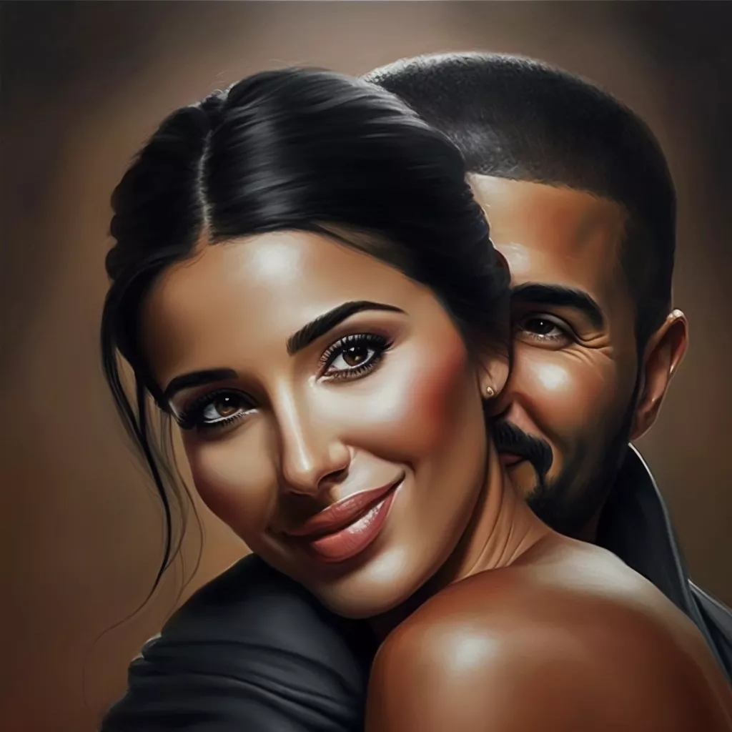 Drake and Kim Kardashian - Rescue Me cover Art