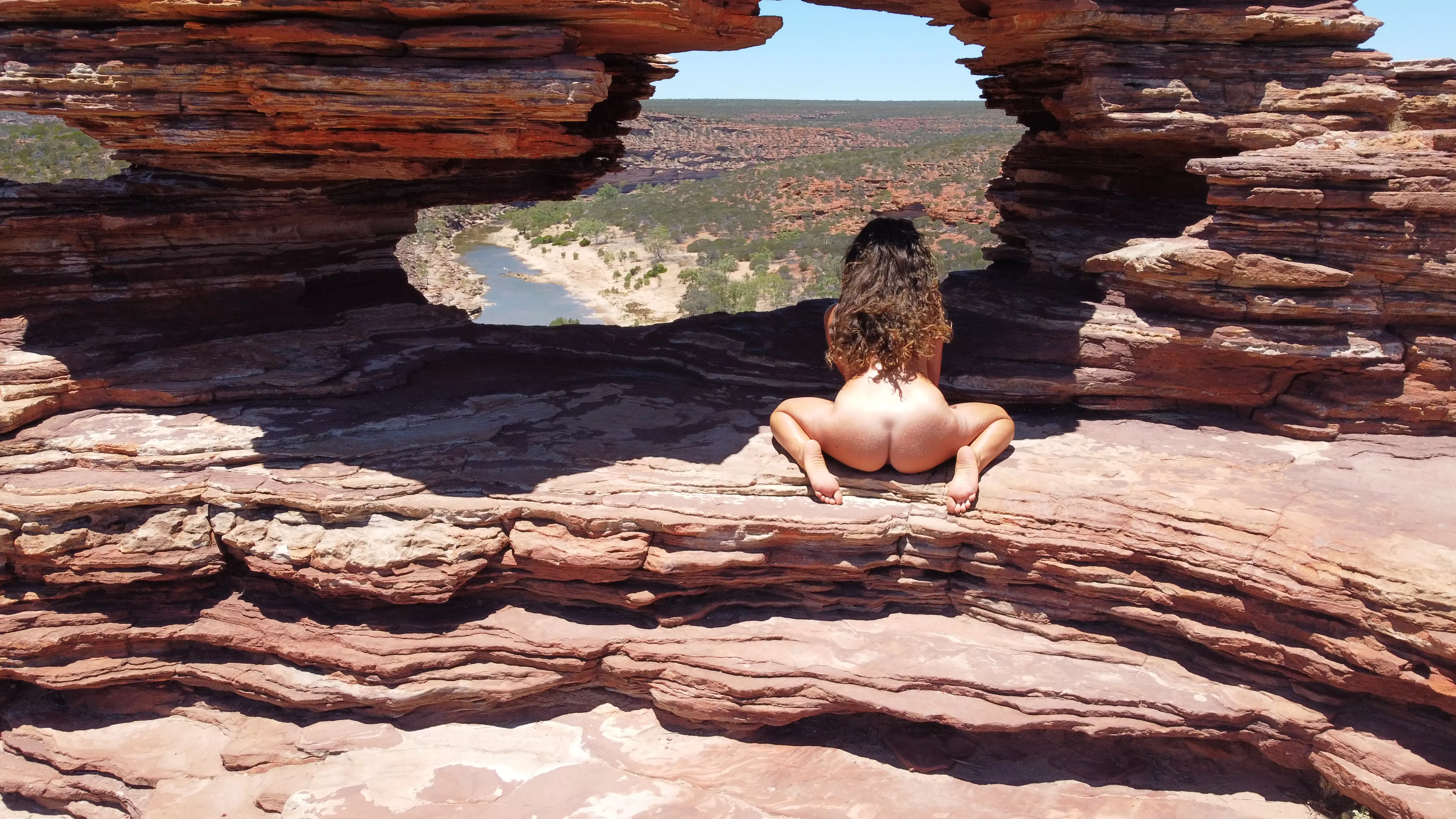 Enjoying the view on one of my hikes