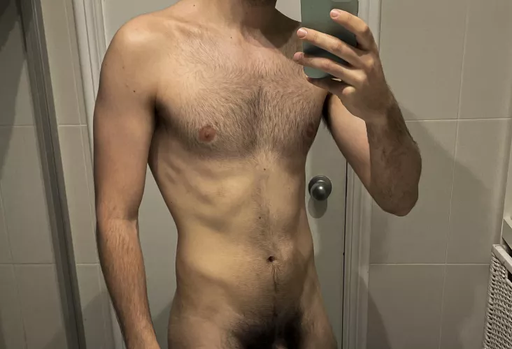 Fresh from shower (m)