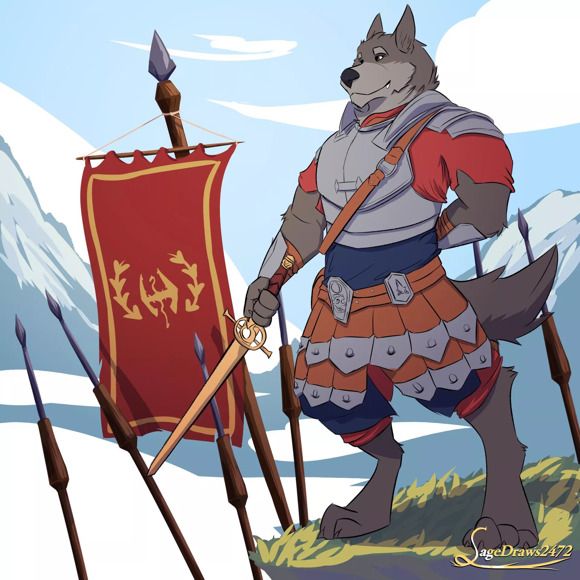 Furry Skyrim | art by me