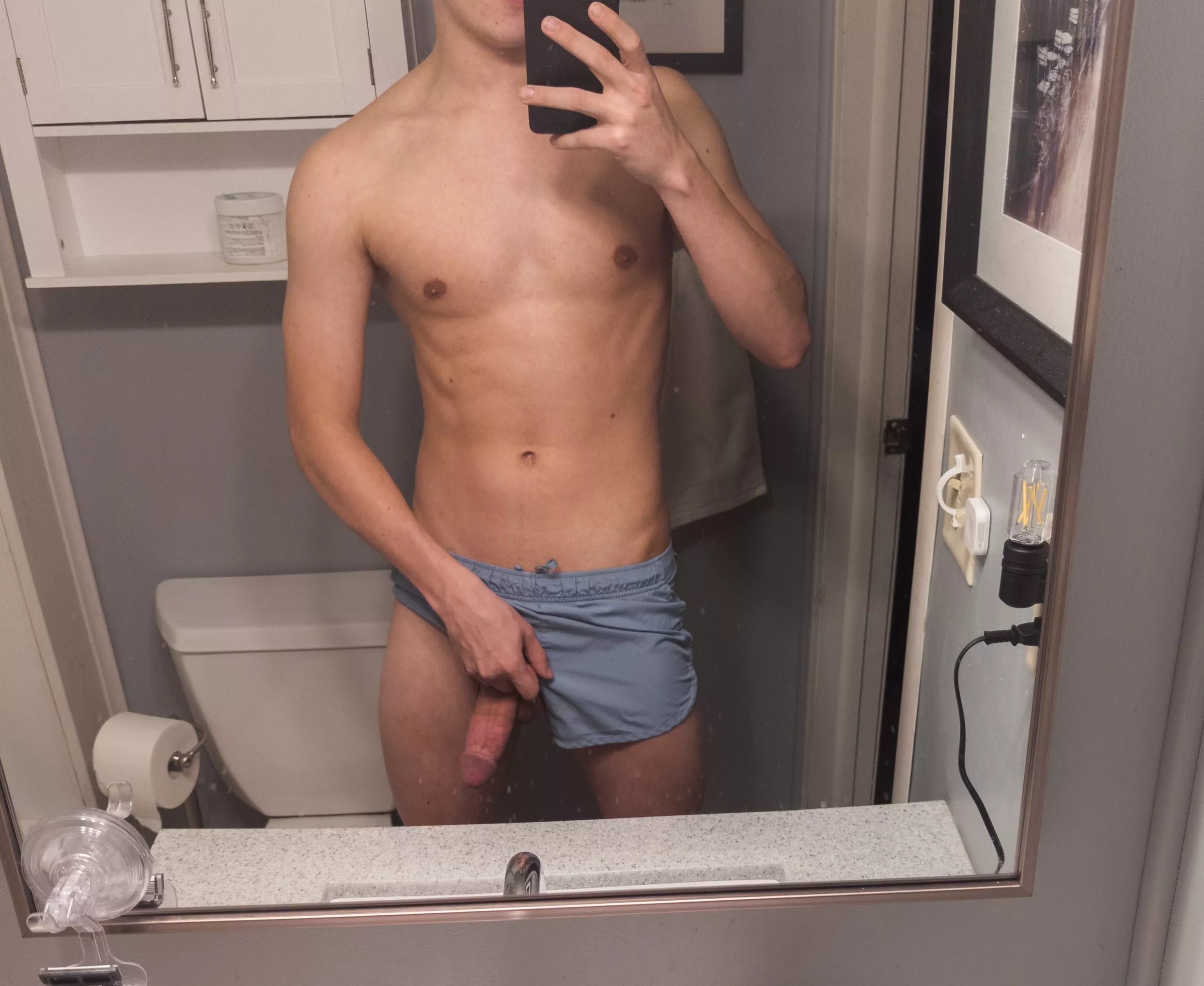 had track practice today and coach said my shorts are too short, but all the other guys wear the same ones. What do you think?