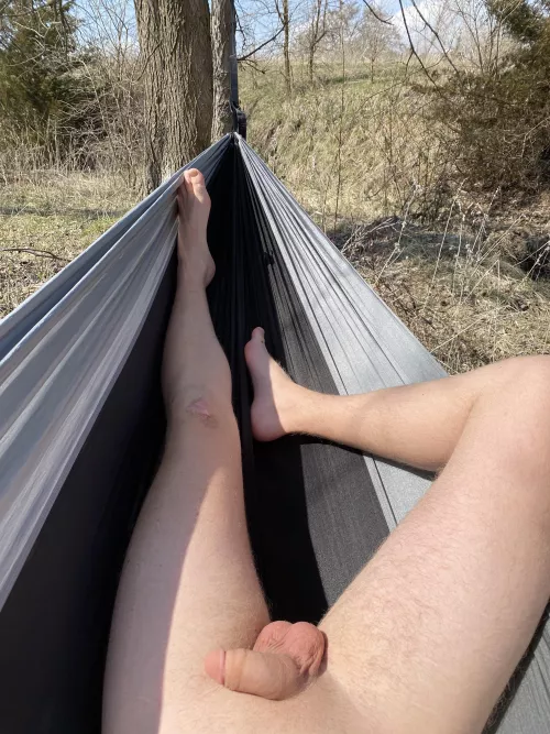 Hanging in the hammock