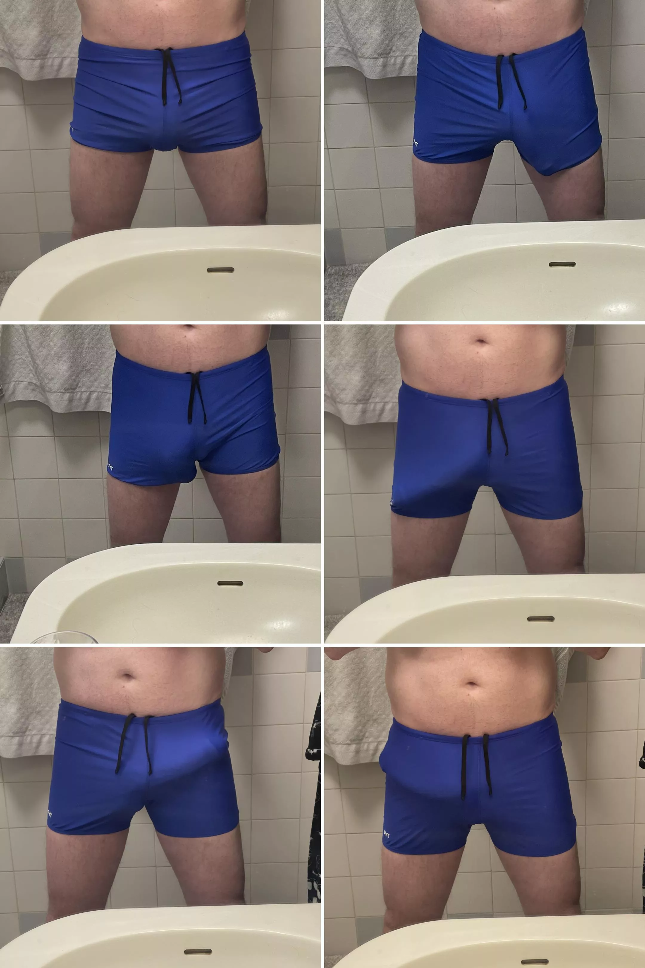 Hard to hide it. Would you go swimming with me??