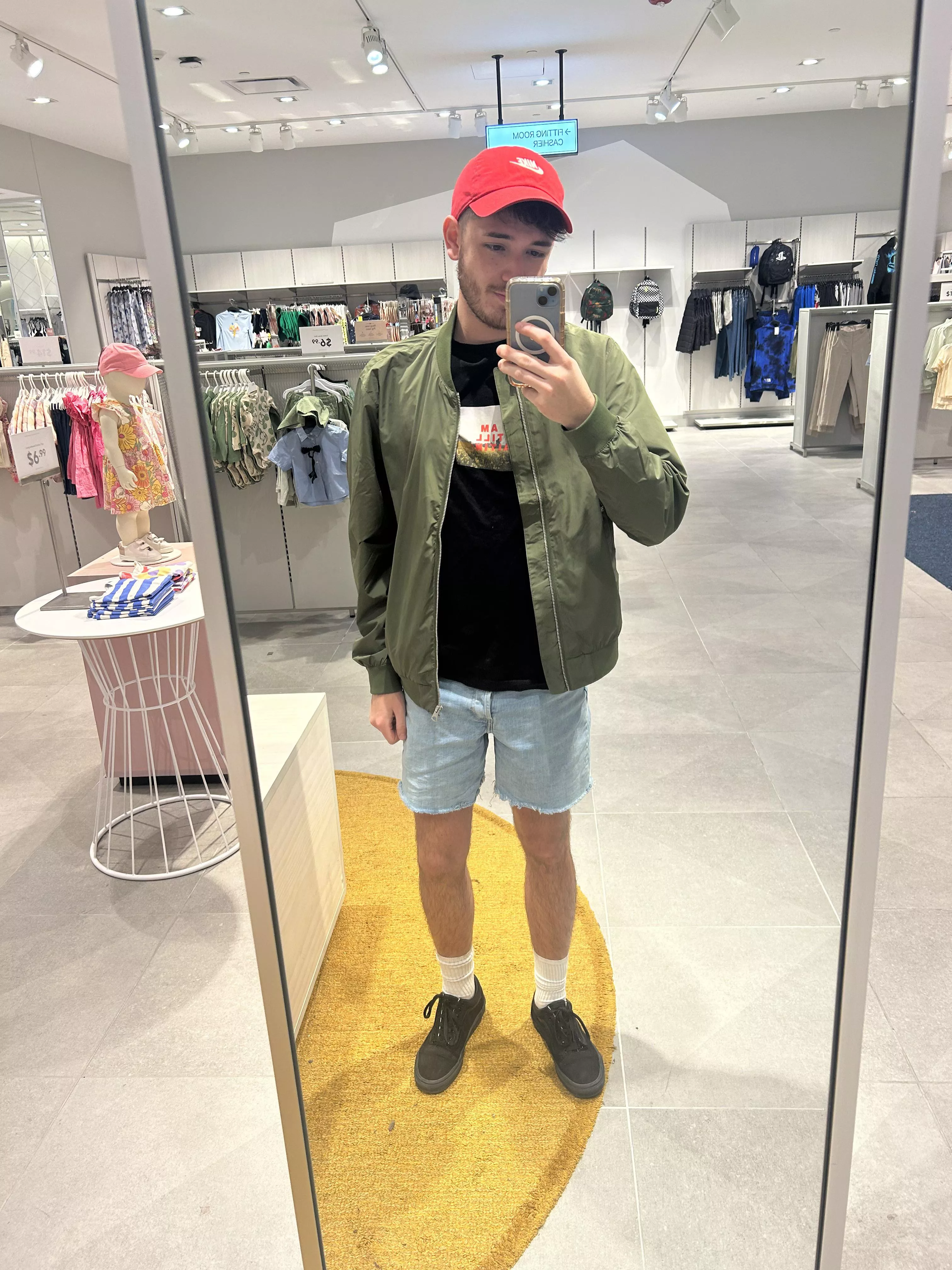 Hopefully jean shorts are still in style 😂