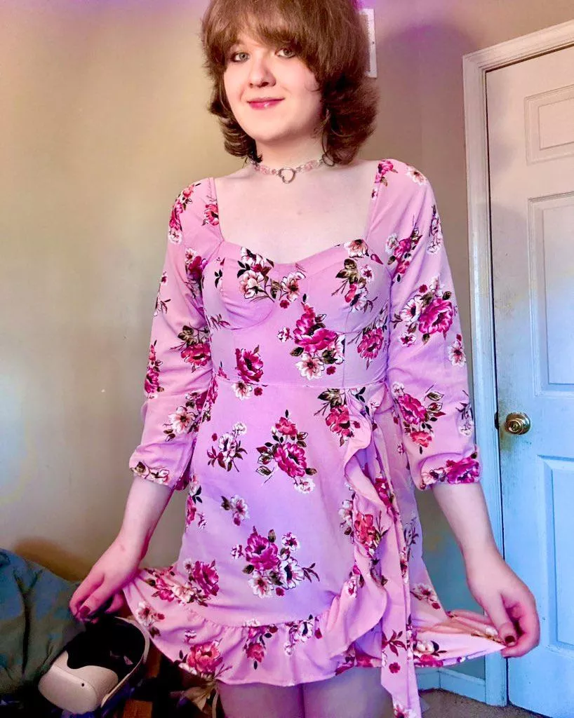 how do I look in my first dress? 😇