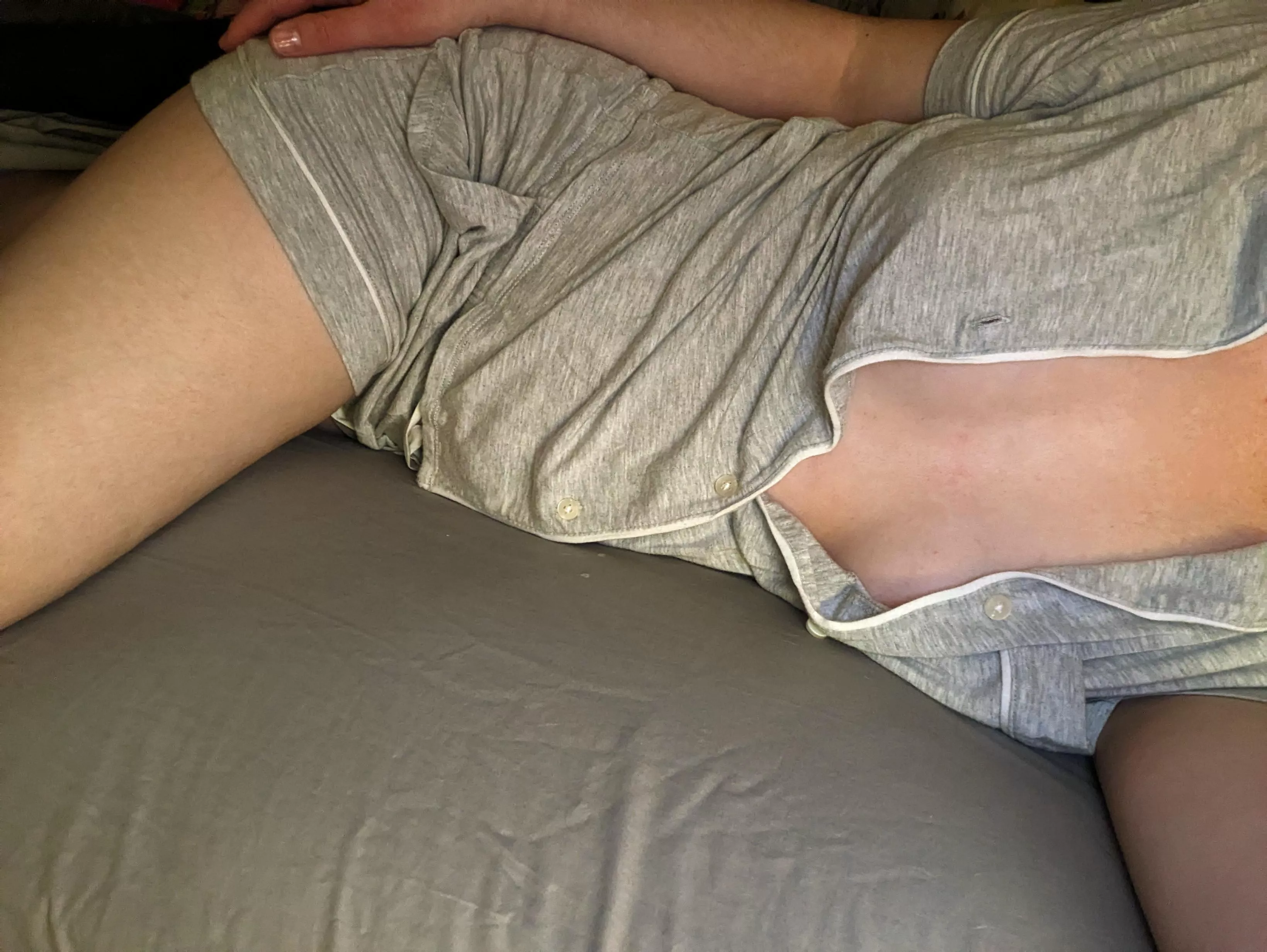 I love these PJs, so soft.