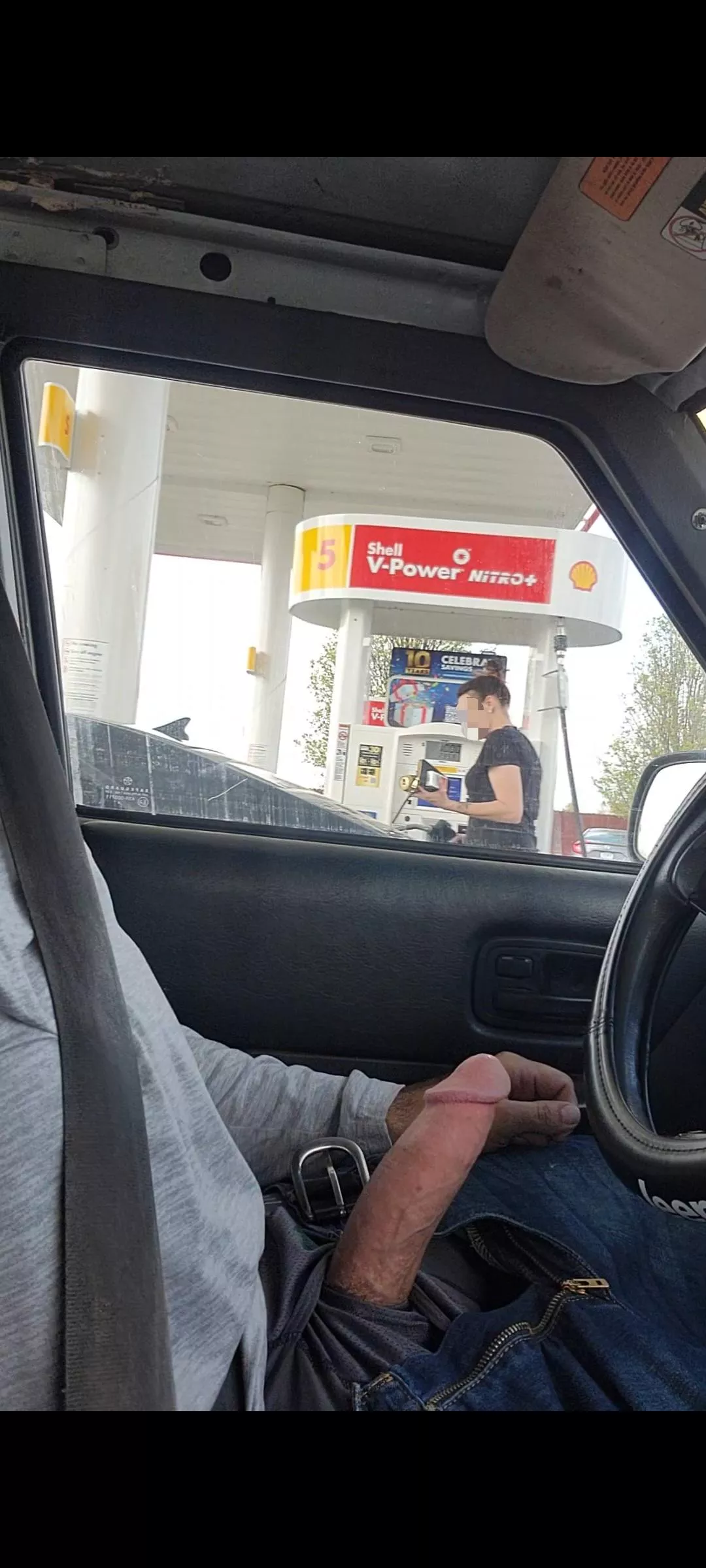 I'd be happy to fill you up ANYWHERE, ANYTIME!! Even if we get caught!!