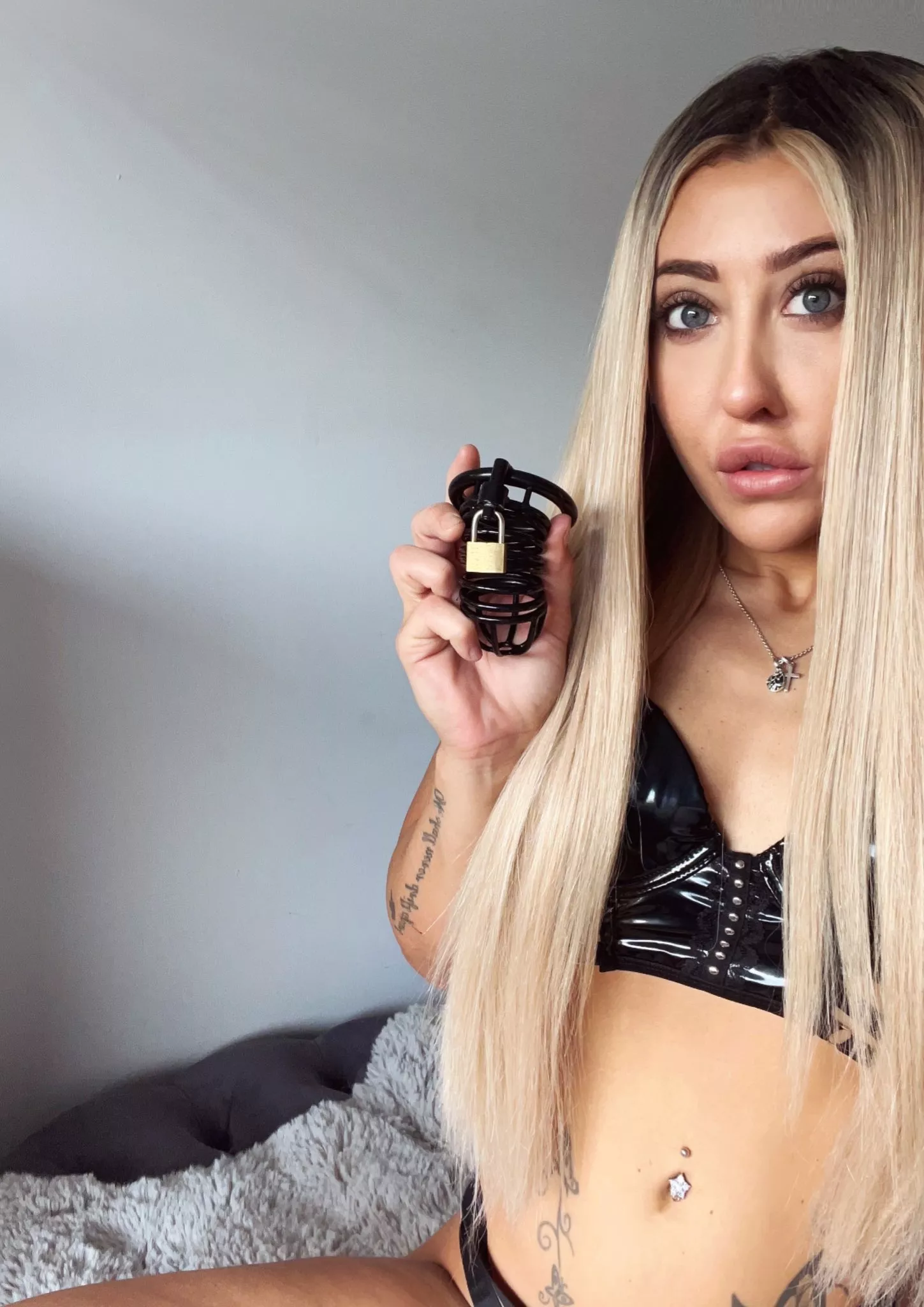 It isn’t unusual that when you become owned by Me, you will spends years locked inside a chastity cage! 😈 I promise you though.. it’s definitely for your own good, little slave! 🗝⛓