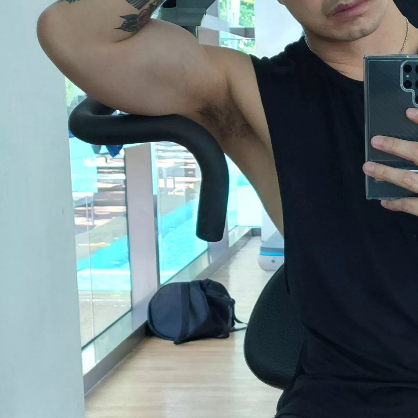 It's kinda sweaty...