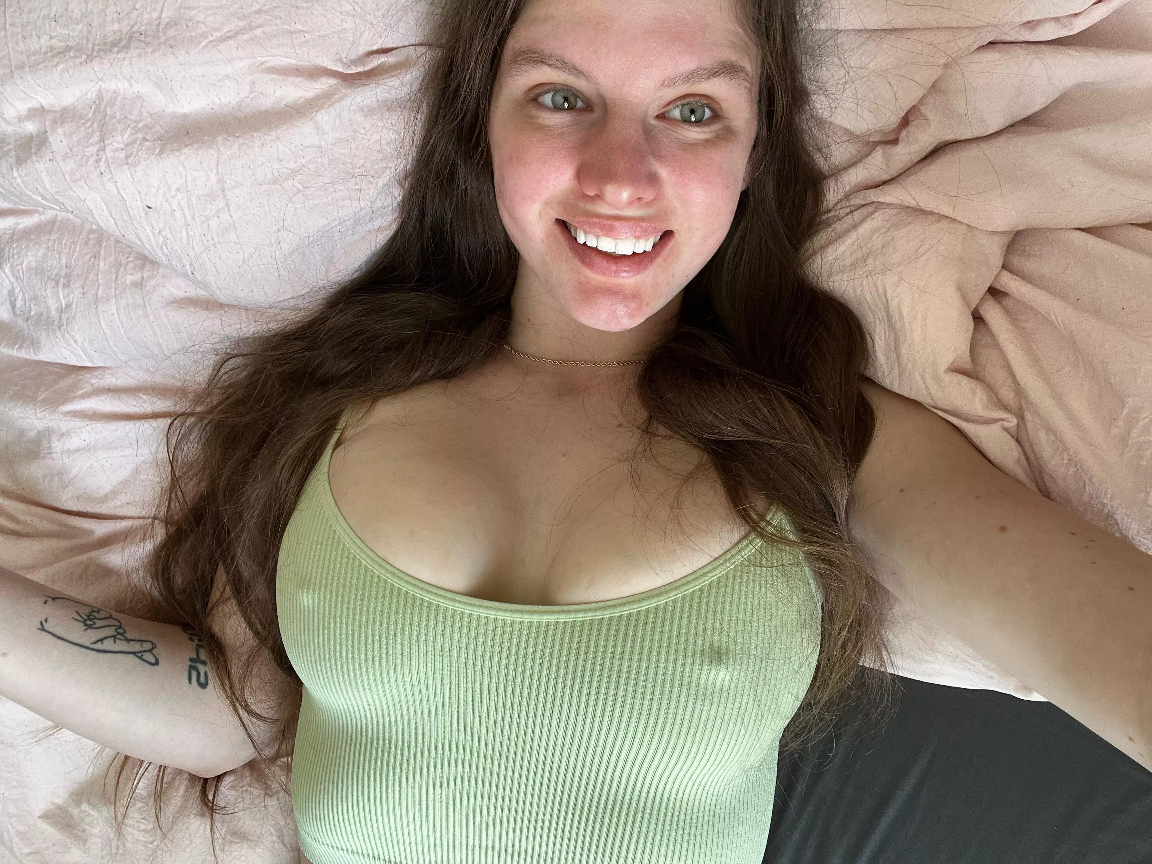 It's too hot in summer to wear a bra