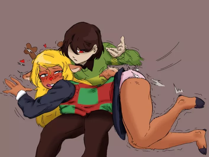 [Kris] and [Noelle]'s spank