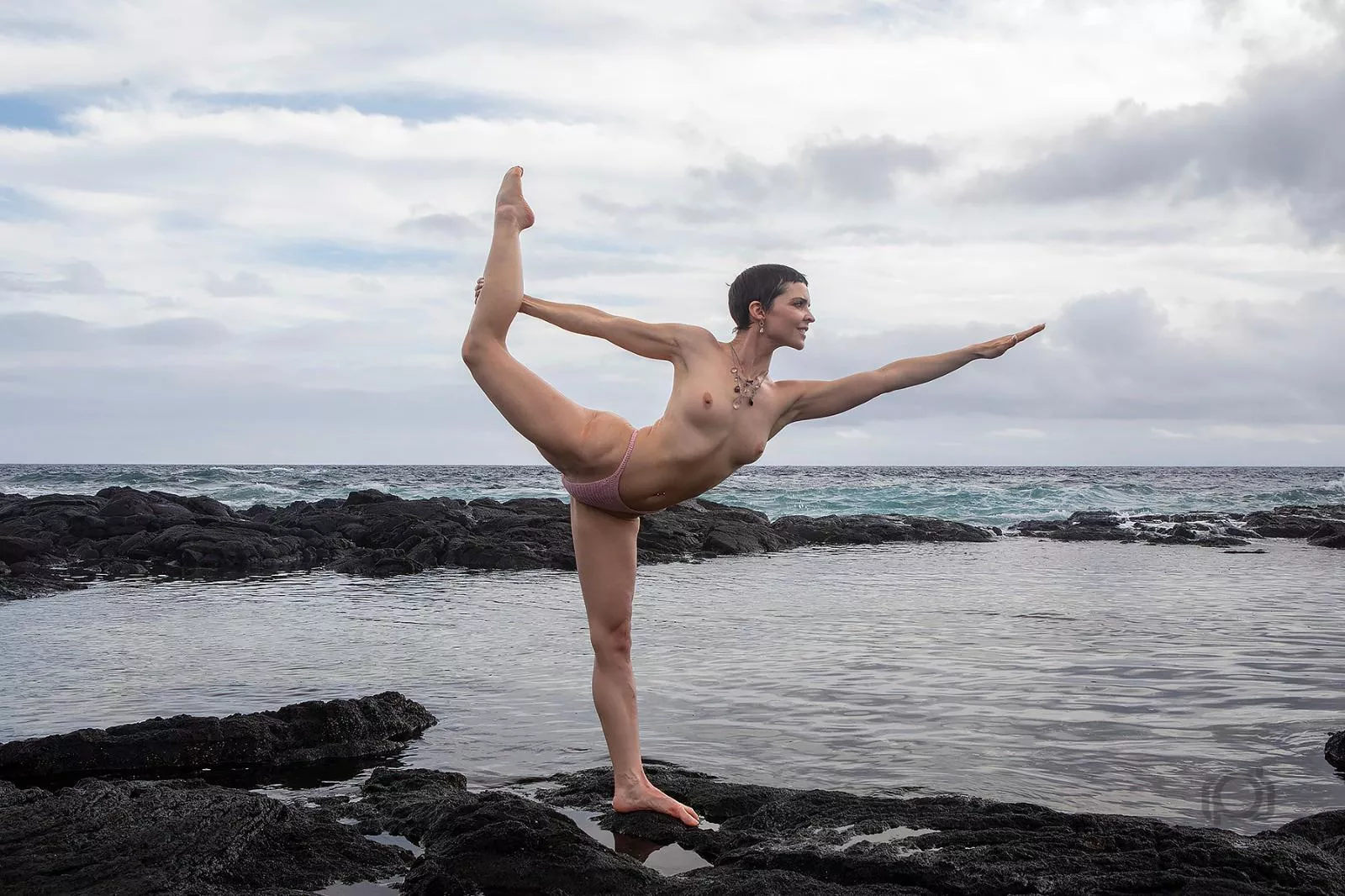 Lava beach nude yoga