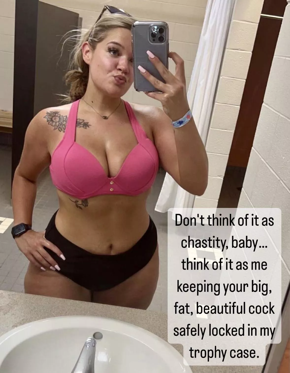 Locked up in her trophy case