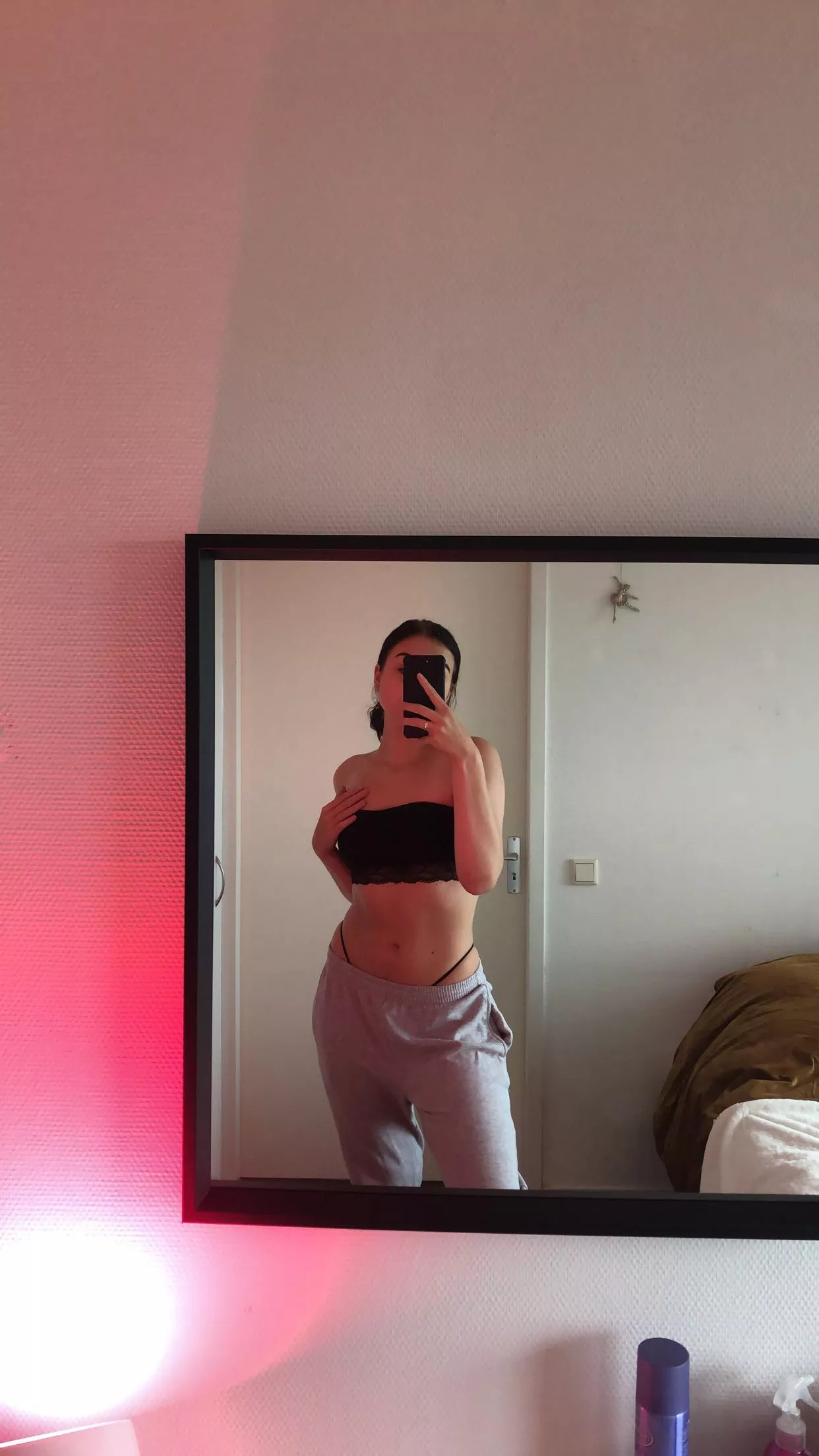 Mirror, mirror, who's got the best selfie? This girl right here