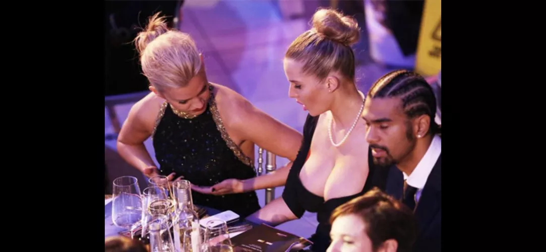 One girl is proud and one girl feels the Boobgreed.