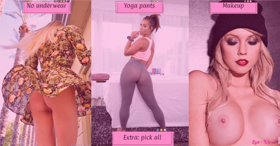 Public challenge: Pick one or all and go to your favourite.