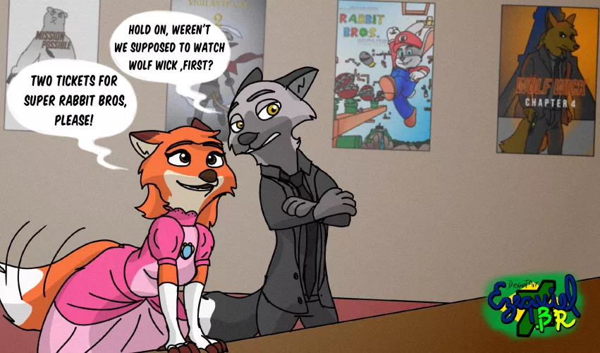 Raposinha and Jonny at Cinema