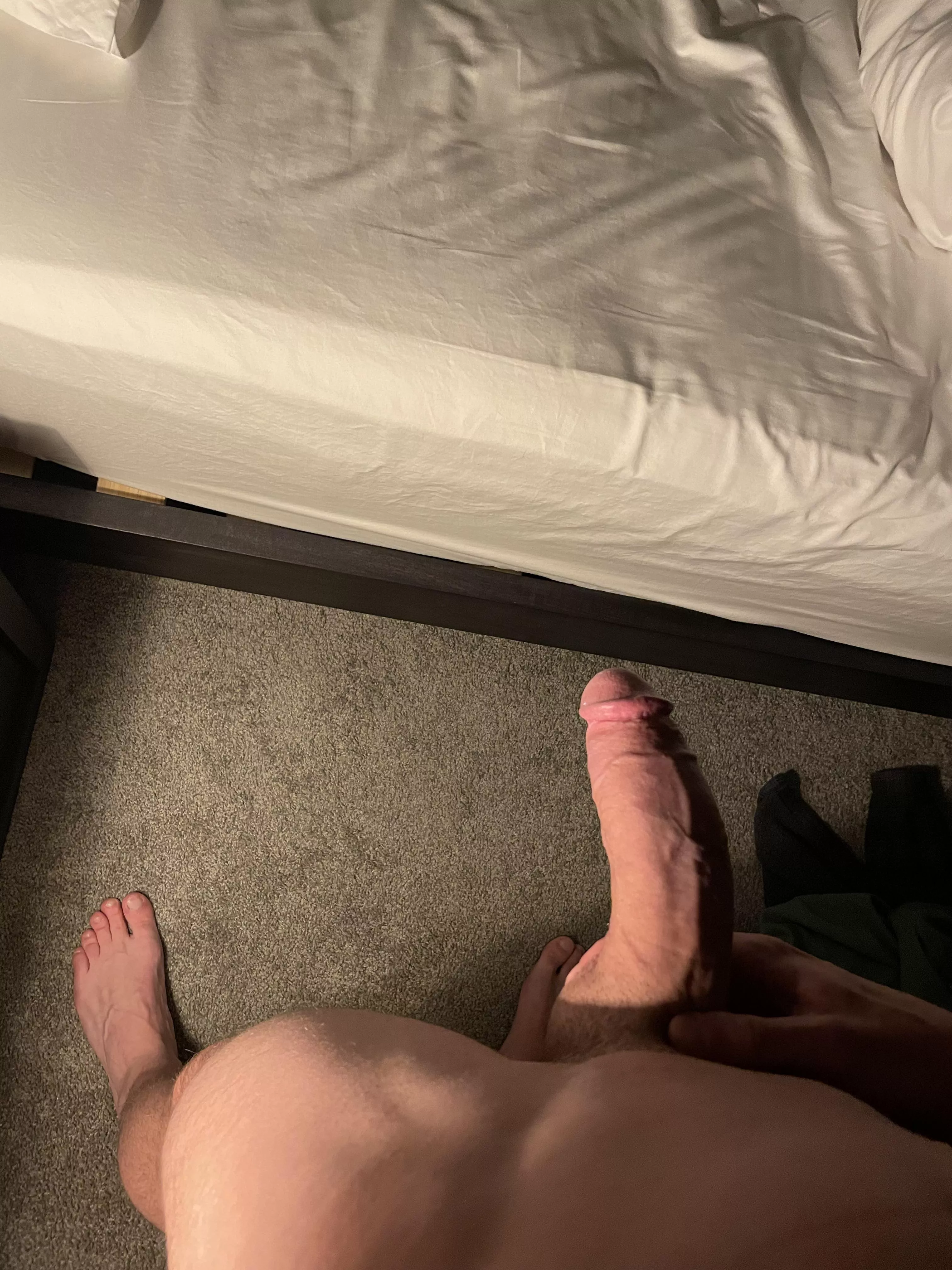 Ready to fuck you over the bed