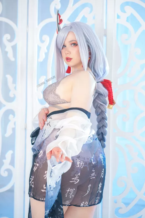 Shenhe from Genshin Impact by Elune_cosplay