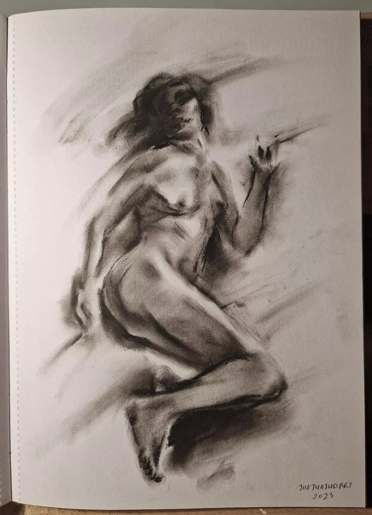 Some expressive charcoal work