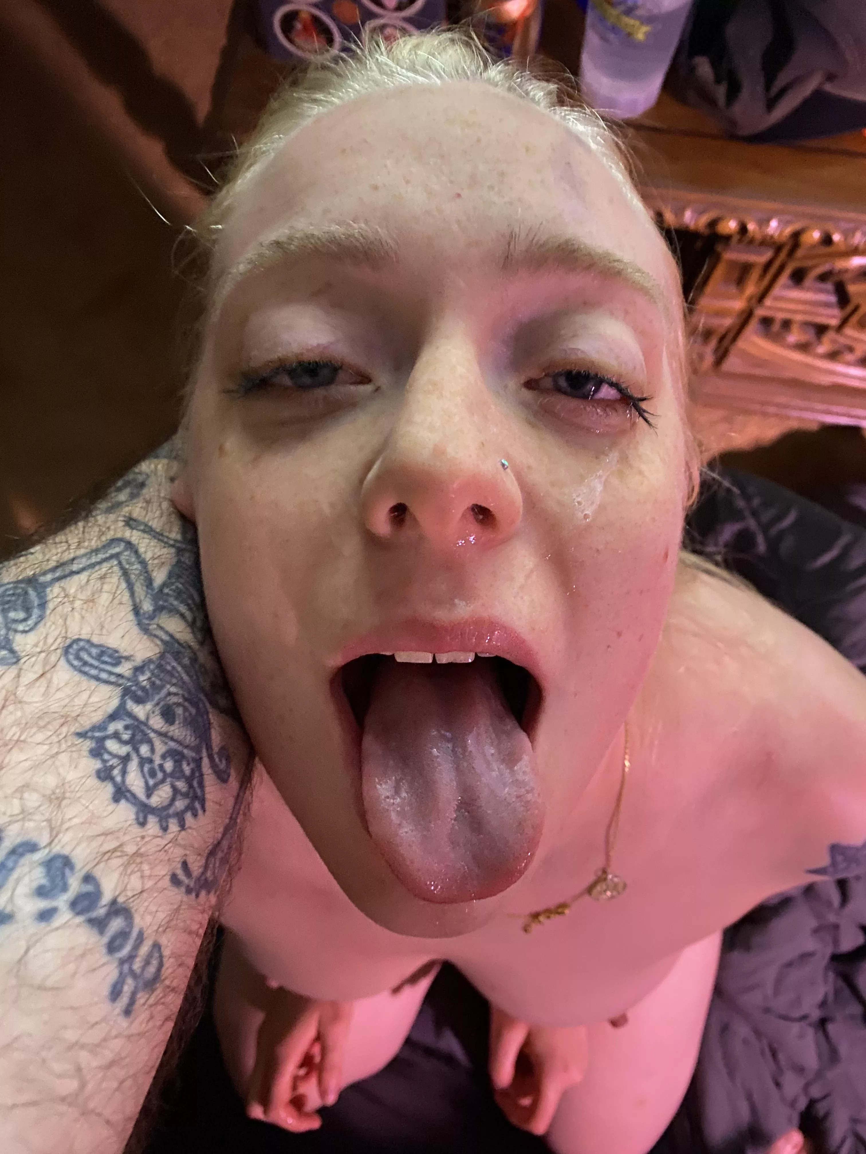 thankfully tears and spit don’t hide my freckles