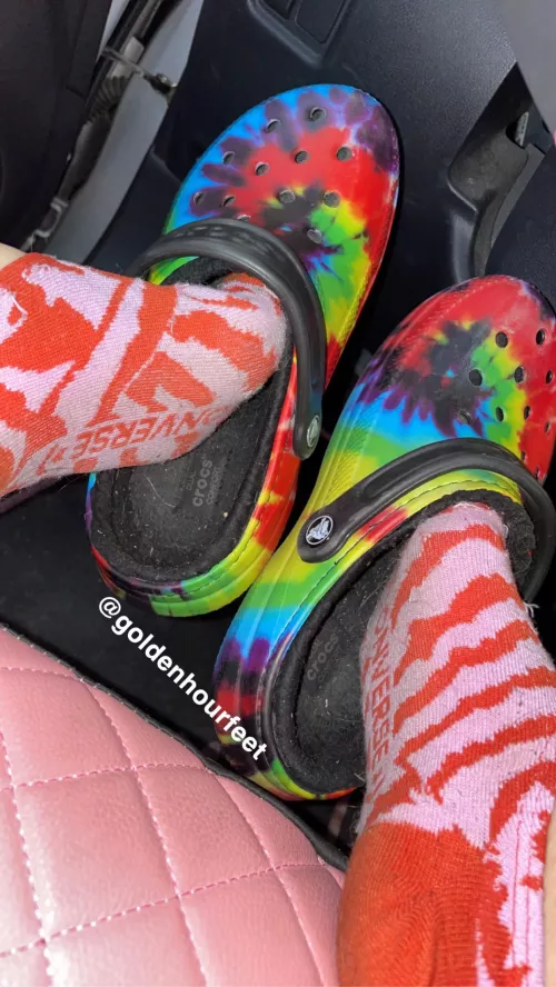 These socks are getting smelly in my crocs😜 [selling]