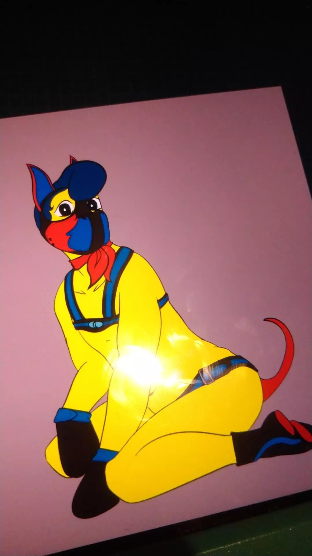 This is cursed, me, procreate, 2023. Wip