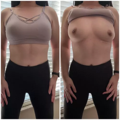 Would you fuck me before or after the gym?