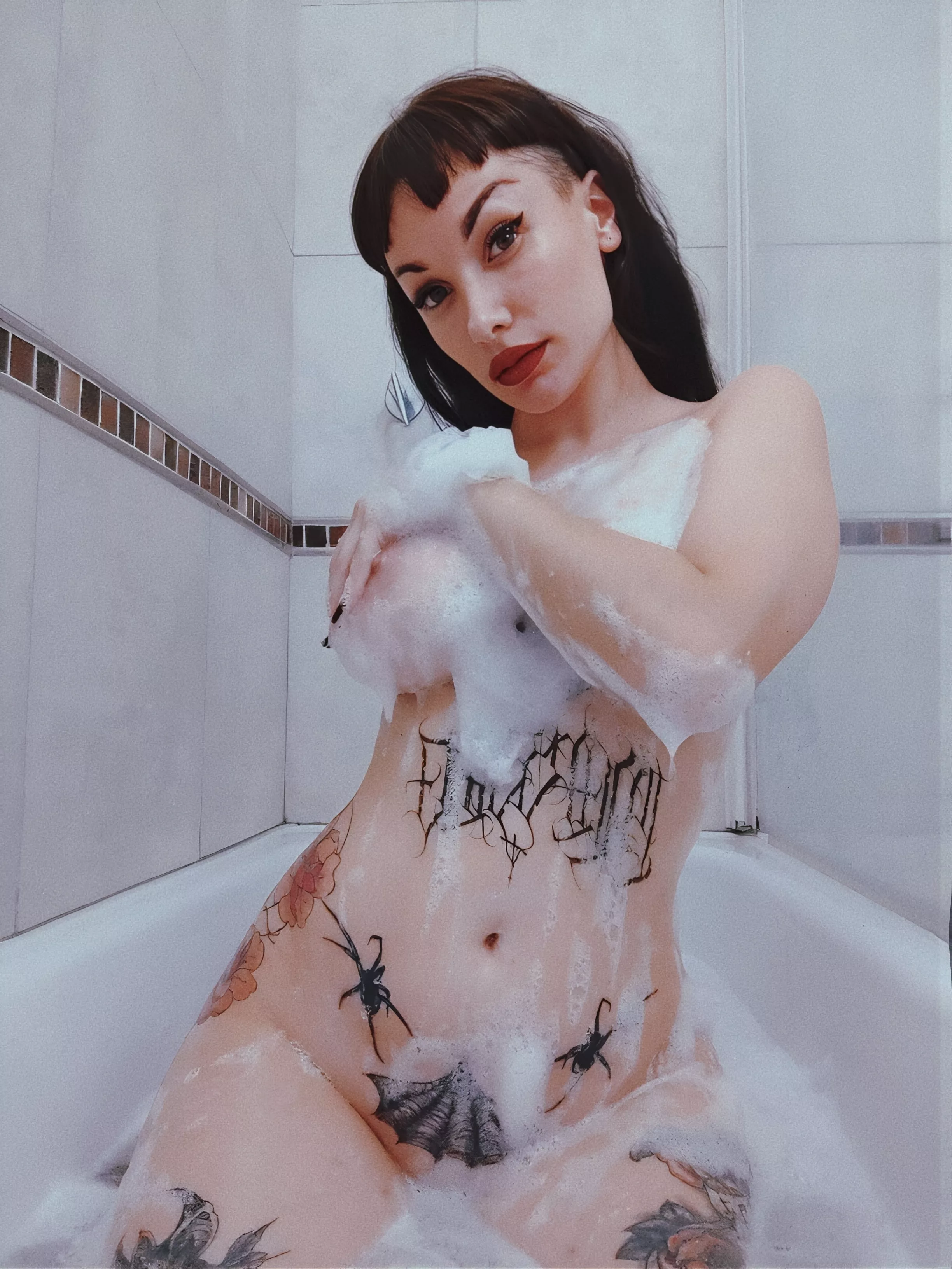 Would you put it between my soft natural tits?