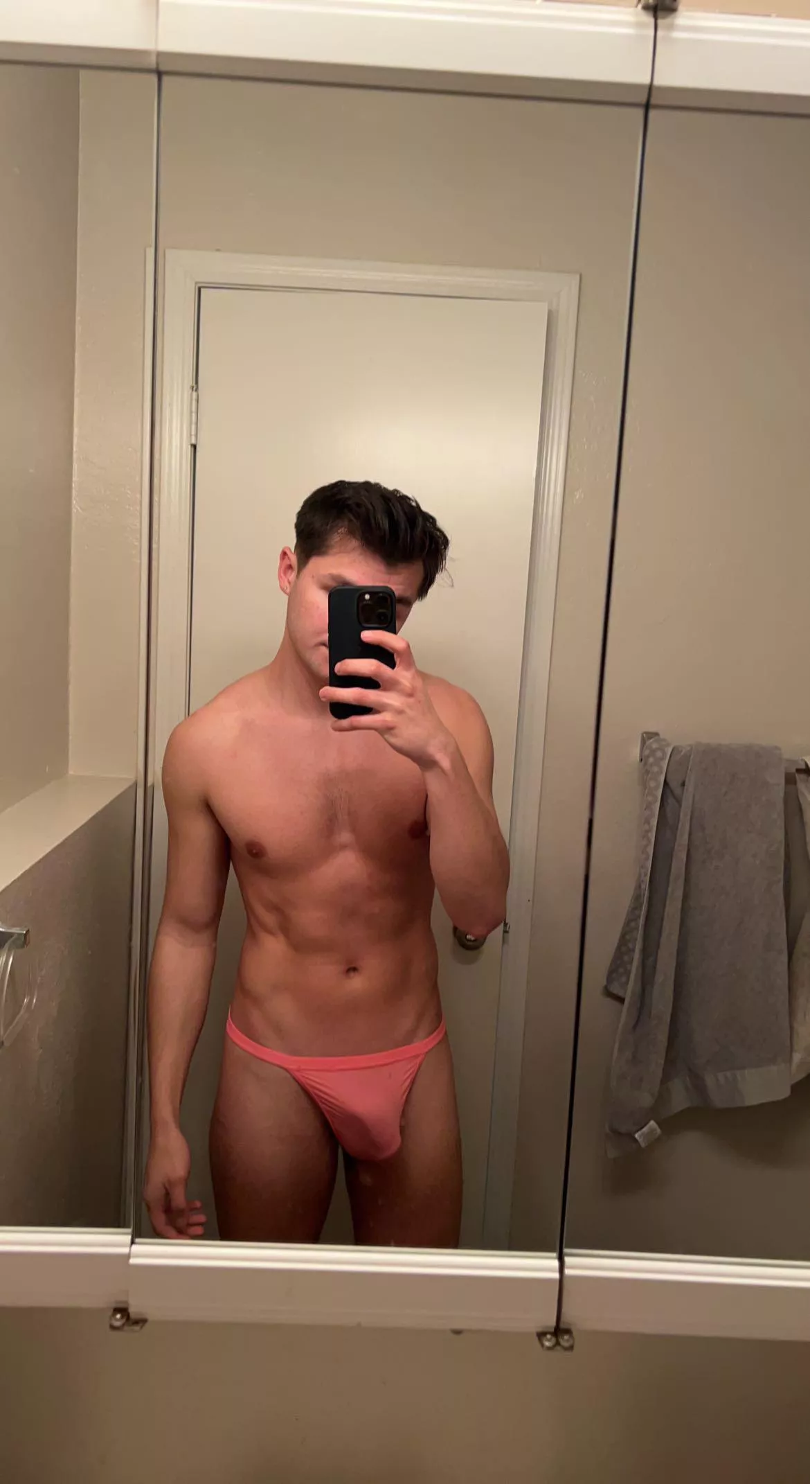 Anyone like a hung boy in a thong?