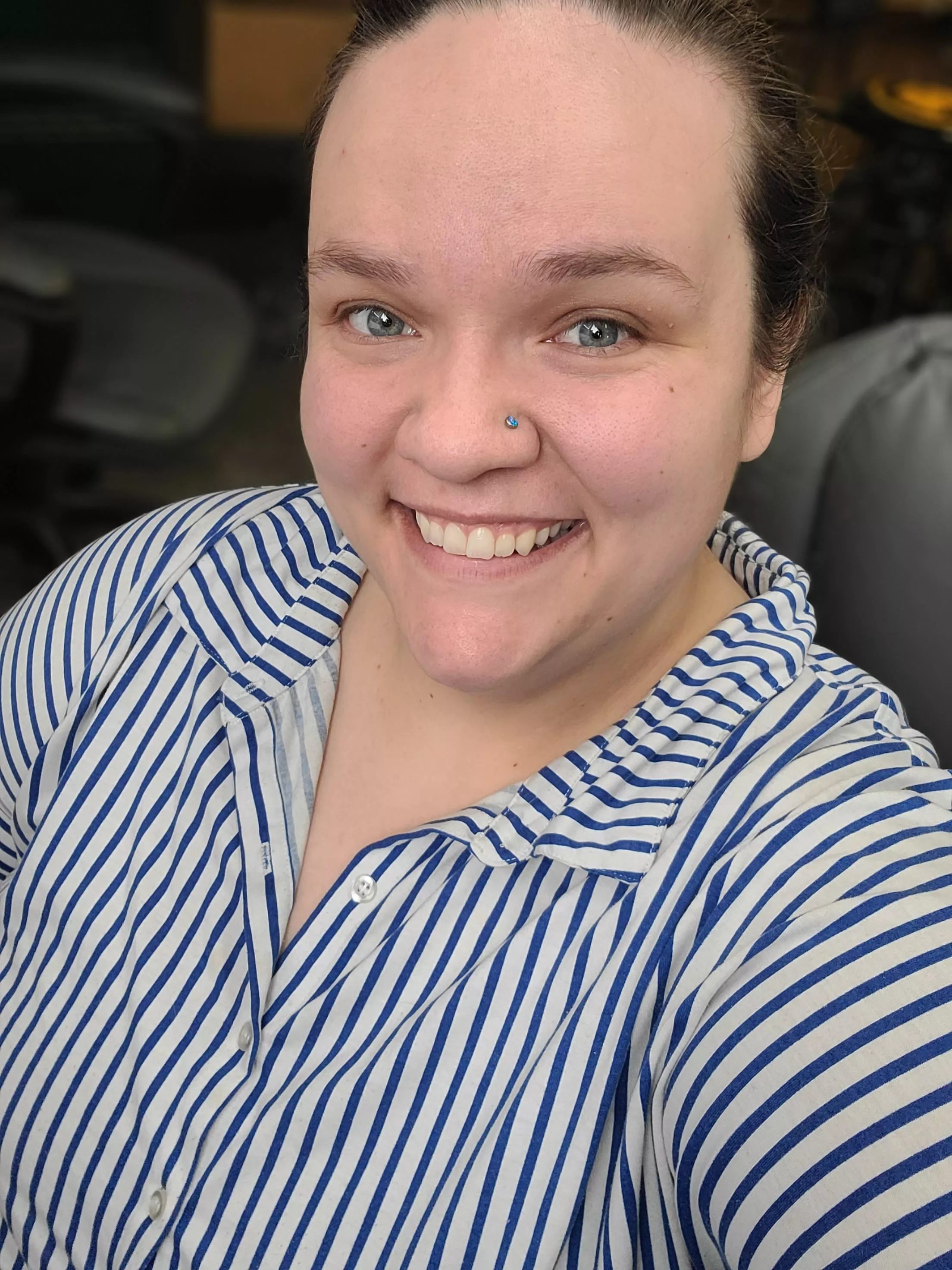 Blue is one o' my favorite colors to wear!