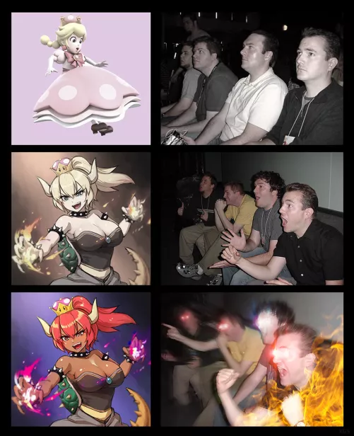 Bowsette - Men of culture