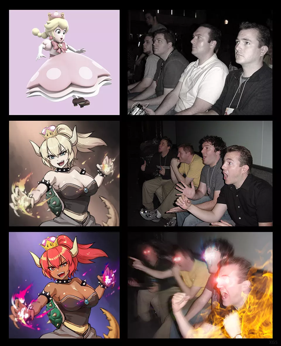 Bowsette - Men of culture