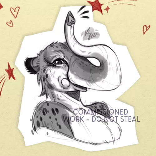 Cheetah + Elephant! (Art by me)