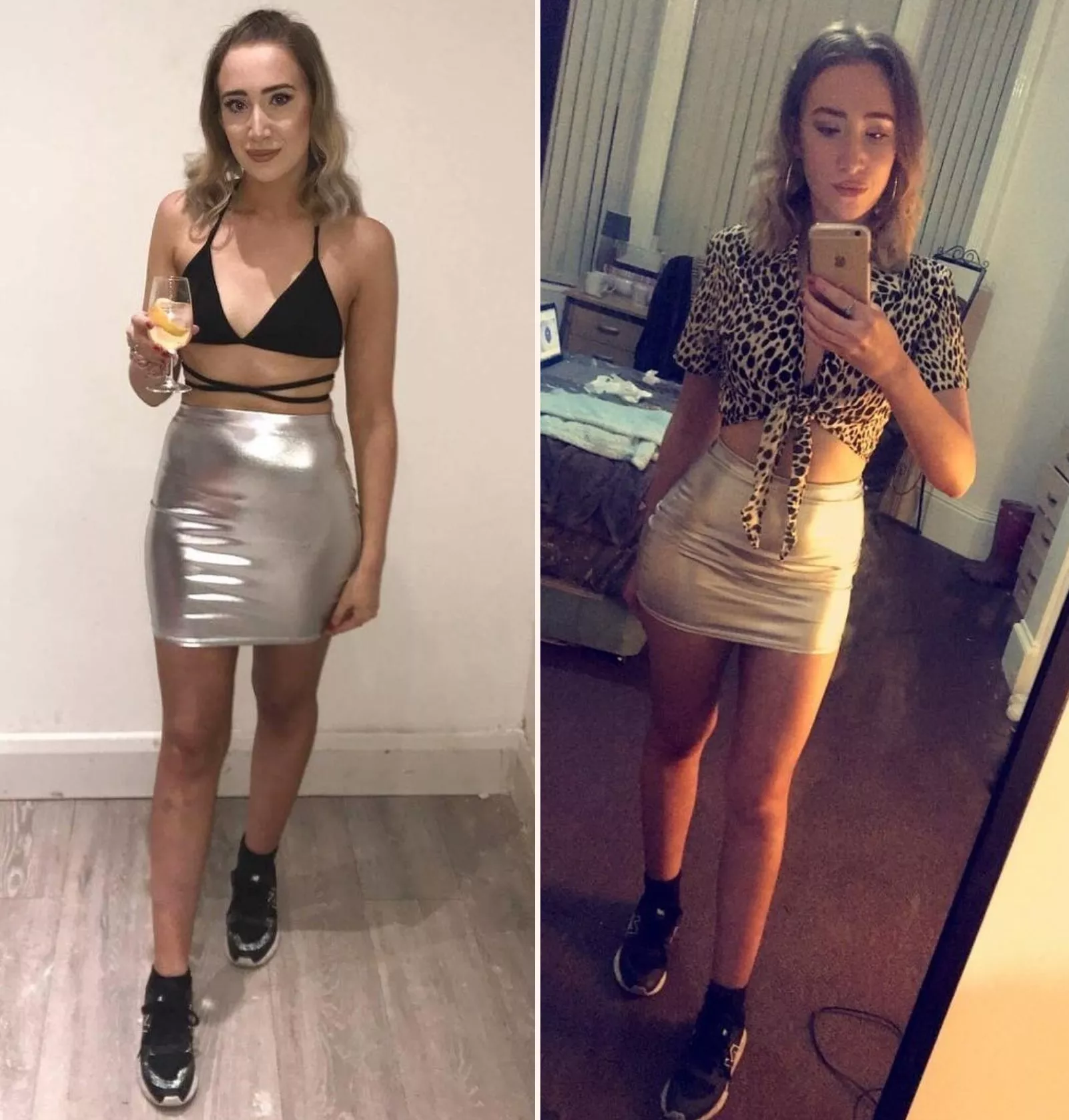 Decided my skirt was too long, Think it looks much better rolled up