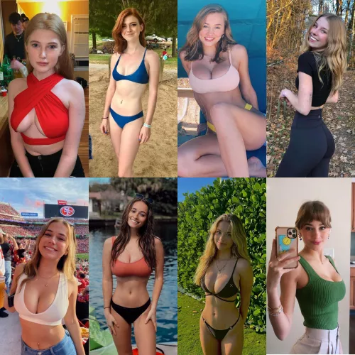 Eight Stunning Girls