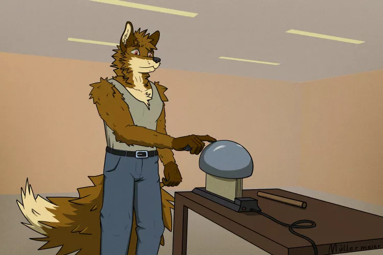 electric floof (my art)