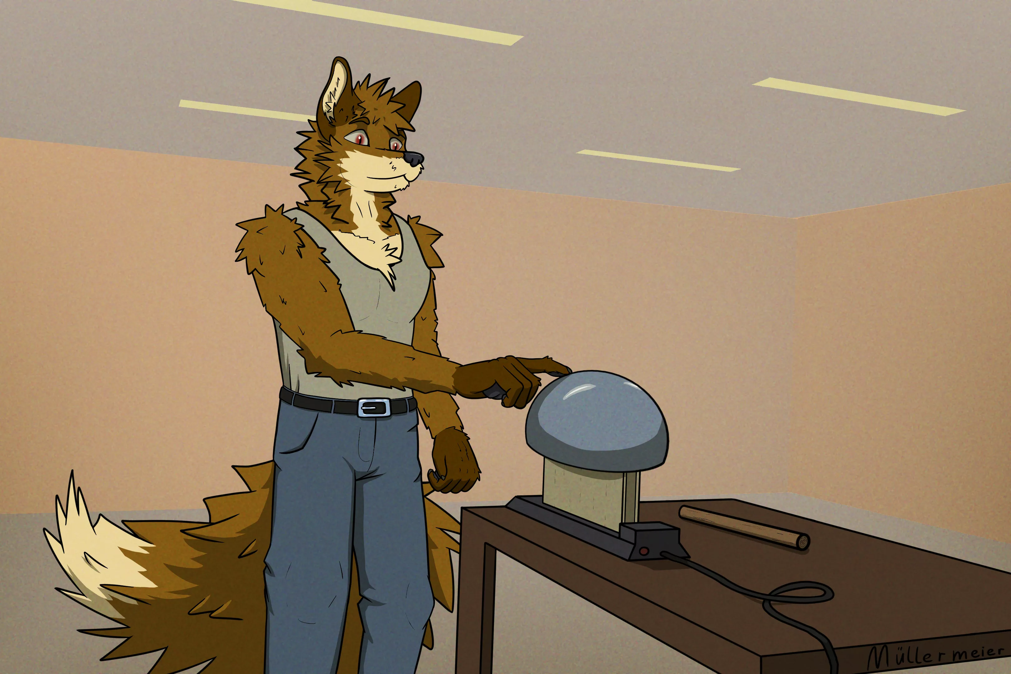 electric floof (my art)