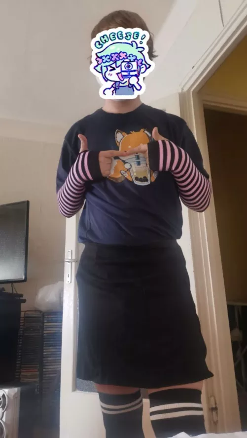 First picture of me crossdressing :3