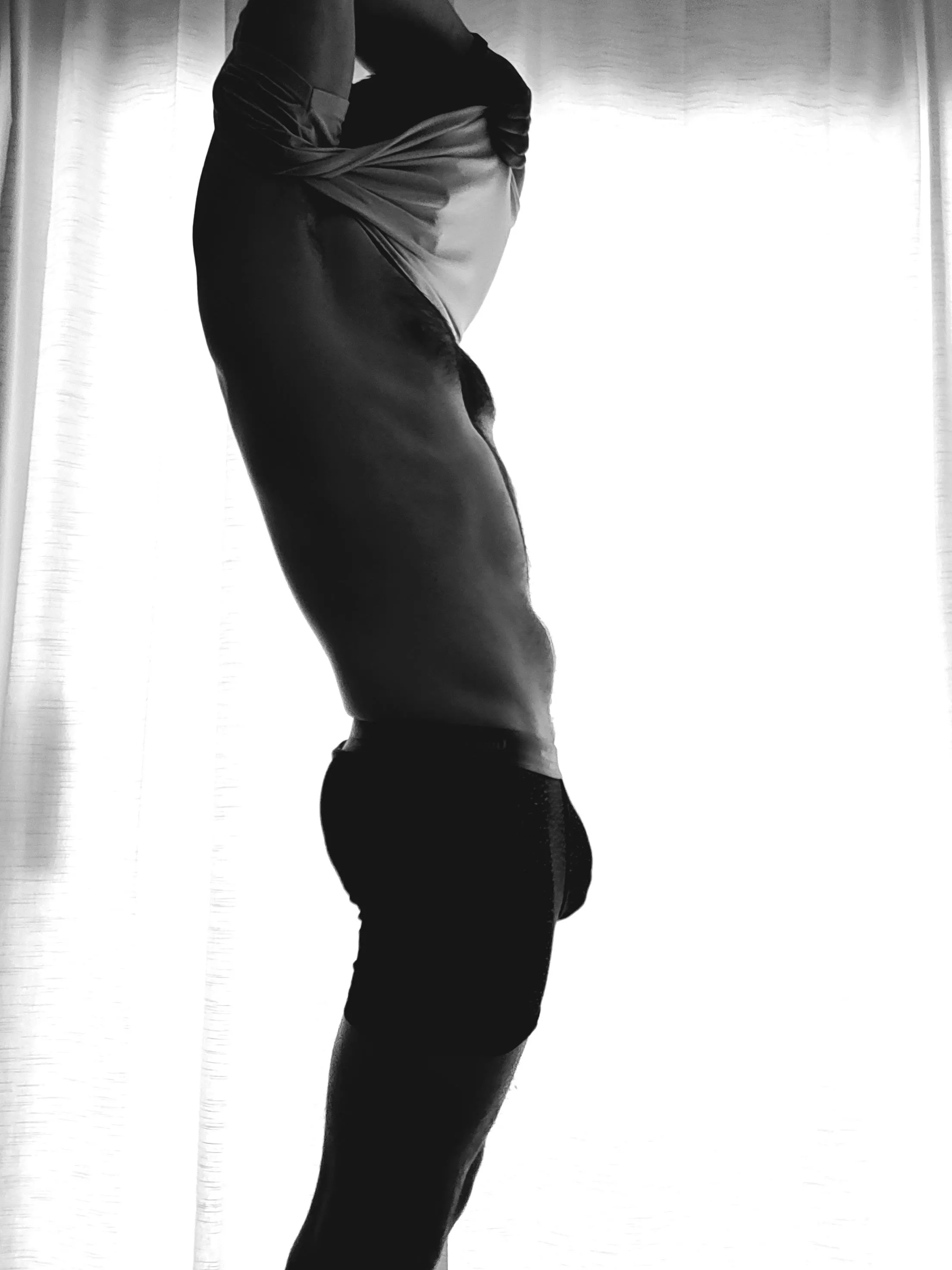 How about an artsy b&w bulge?