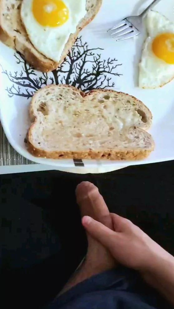 Just eating breakfast