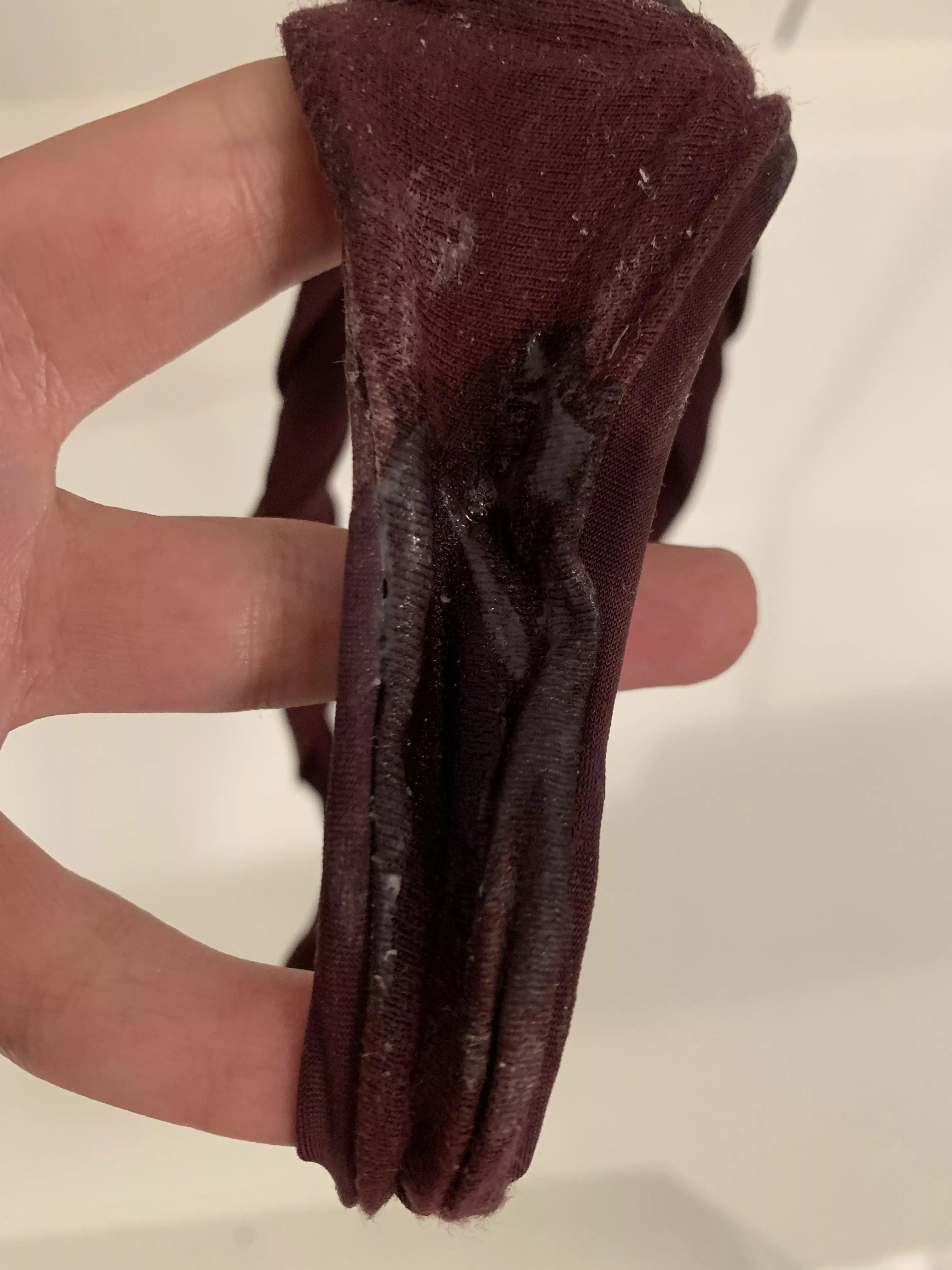 Loaded with cum n grool