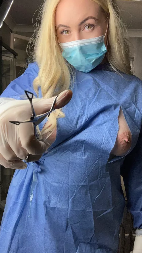 Made some adjustments to my surgical gown