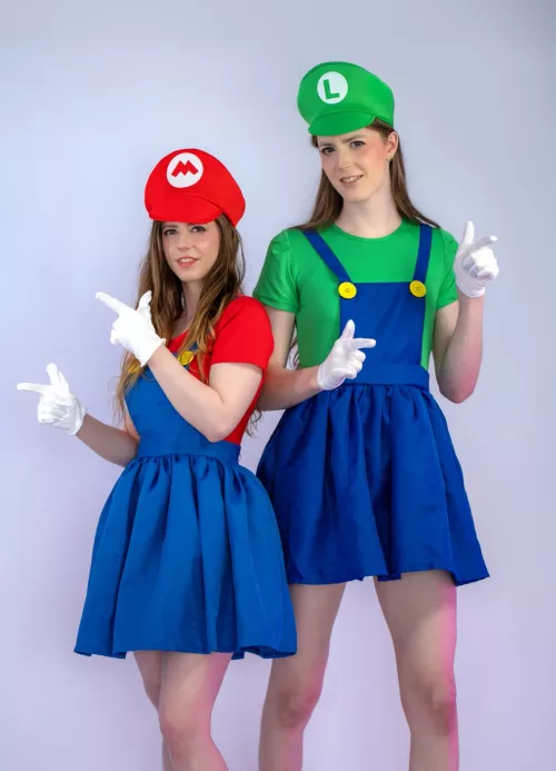 mario and luigi cosplay by ellie rae and lilhyper